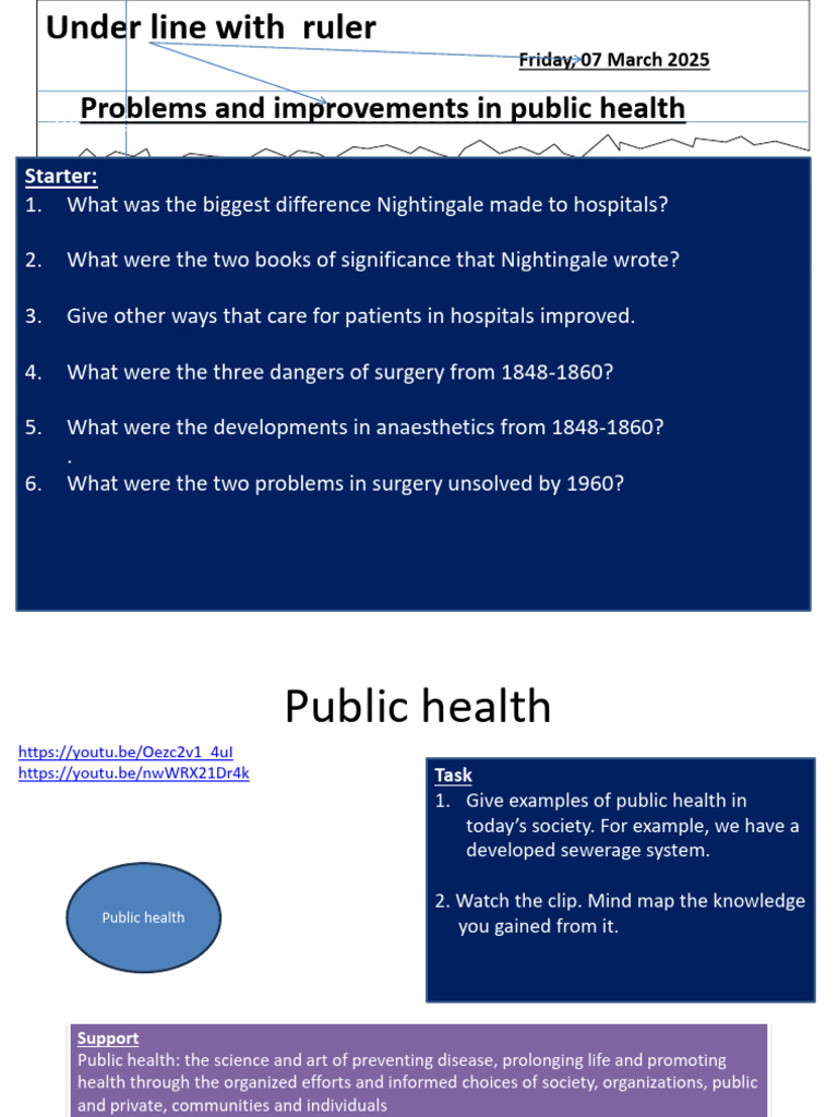 1.4 Problems and Improvements in Public Health - 2b June 2022 Cii - FOR ...