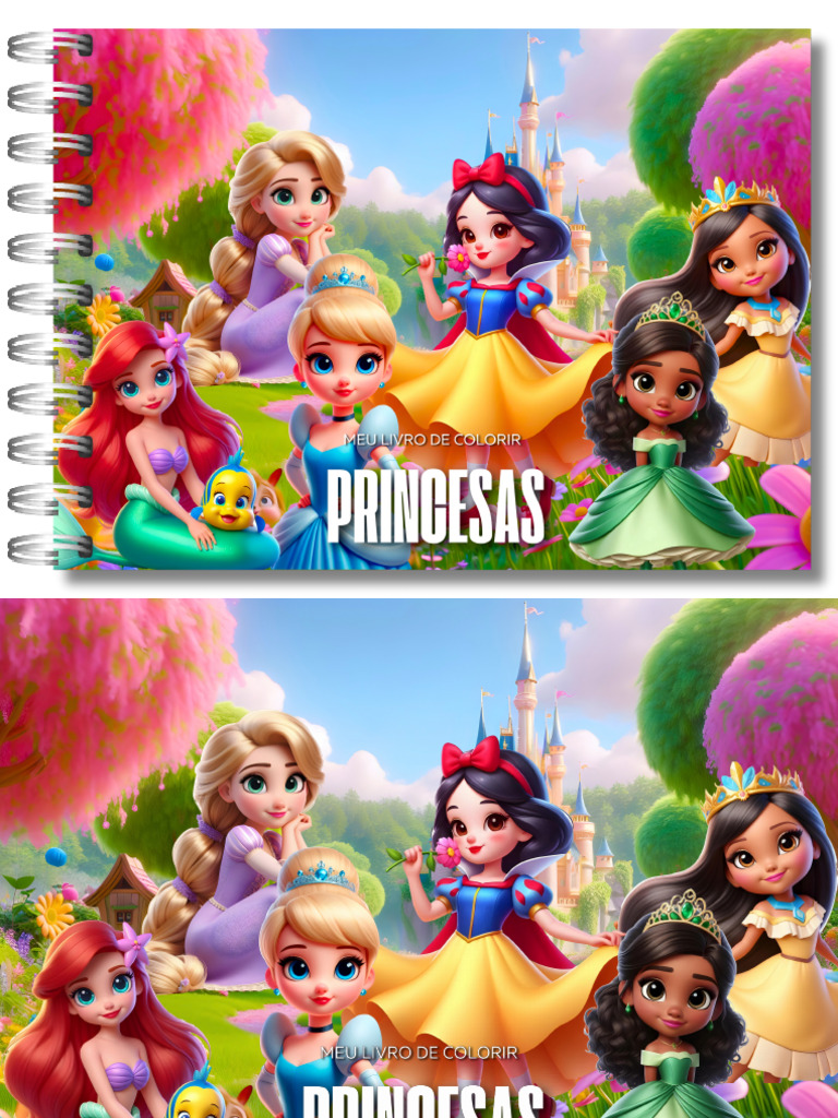 PDF - Livro de Colorir Princesas Disney | PDF