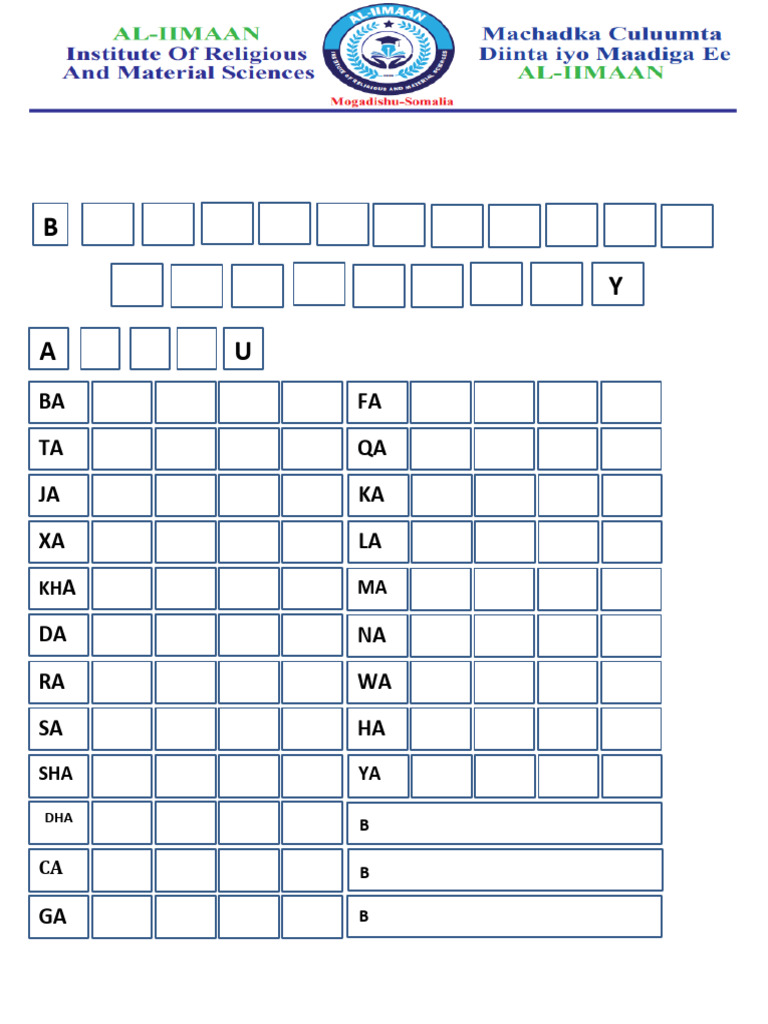 Somali Hoos | PDF