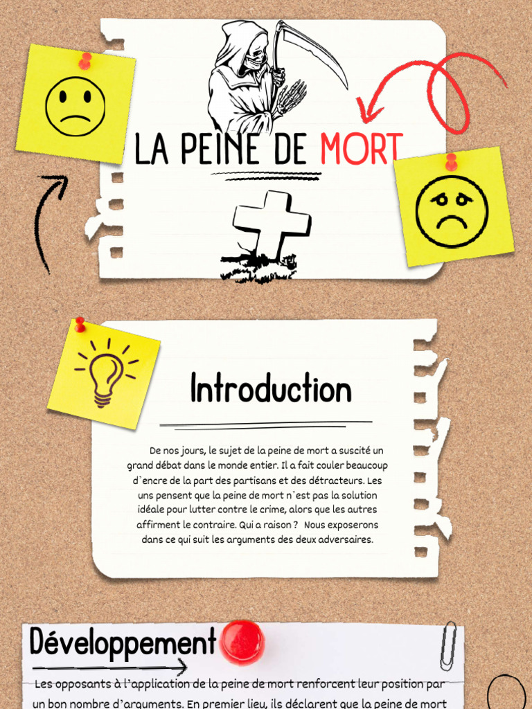 Arguments pour et contre la peine de mort | PDF