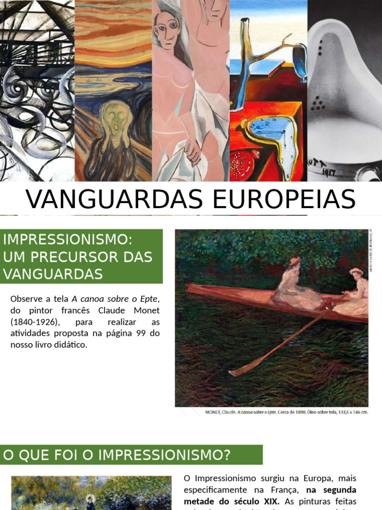 Vanguardas Europeias | PDF | Impressionismo | Modernismo