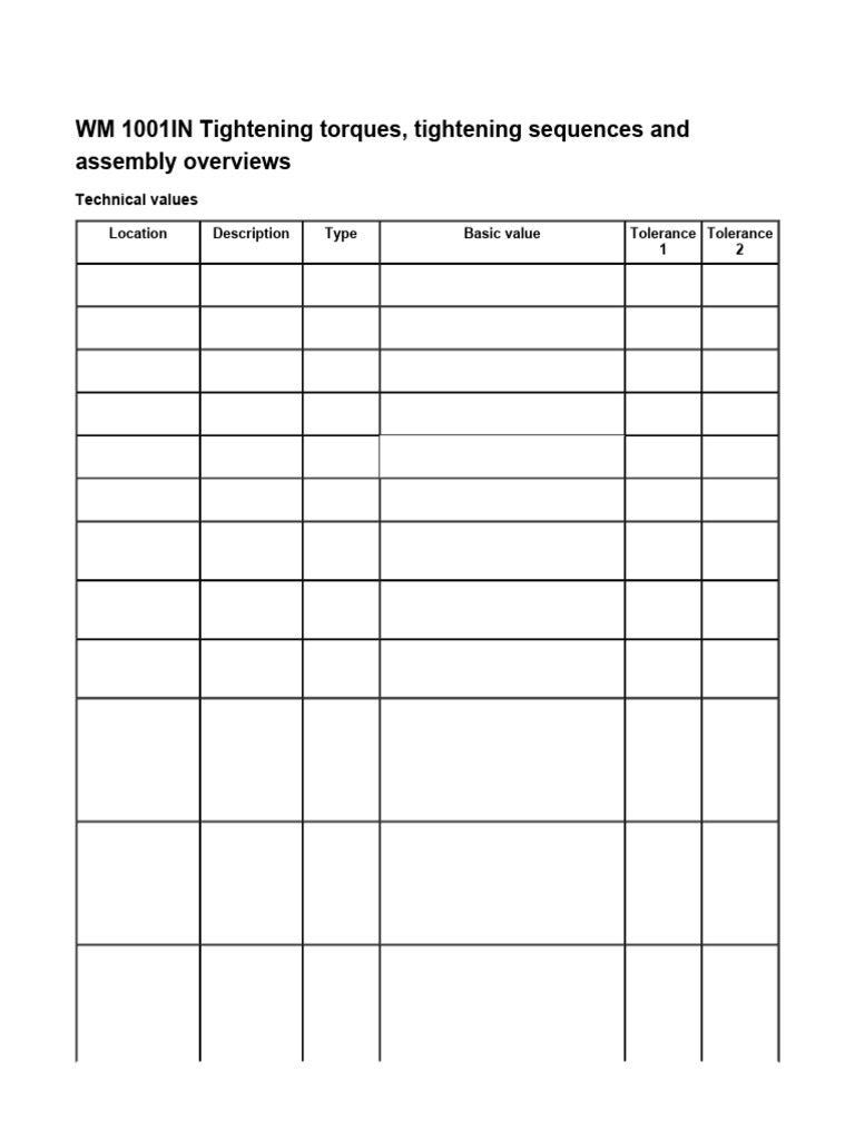 Torque Specifications and Assembly Guide | PDF | Screw | Throttle