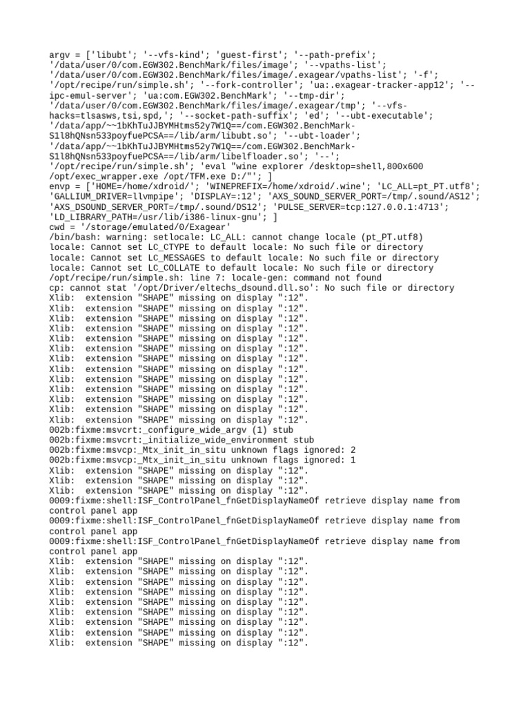 Exagear Command Line Errors and Warnings | PDF | System Software ...