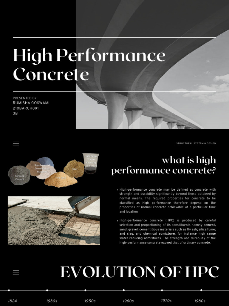 High Performance Concrete | PDF | Concrete | Cement