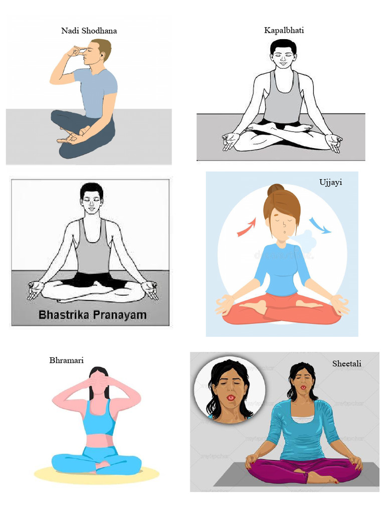 Breathing Techniques: Nadi Shodhana & More | PDF