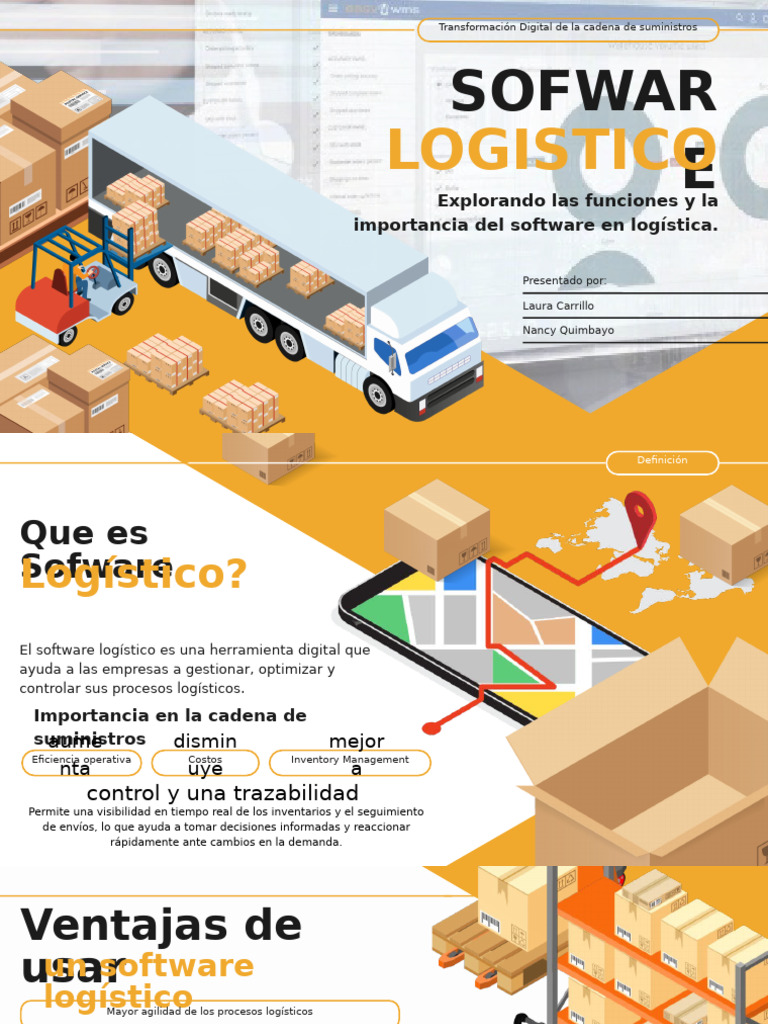 Importancia del Software Logístico | PDF | Logística | Gestión de la ...