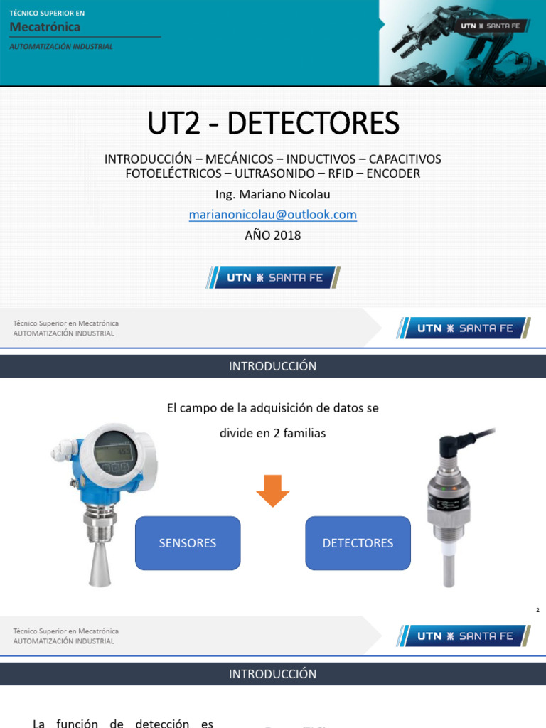 2 - Detectores (2018) | PDF | Identificación de frecuencia de radio ...