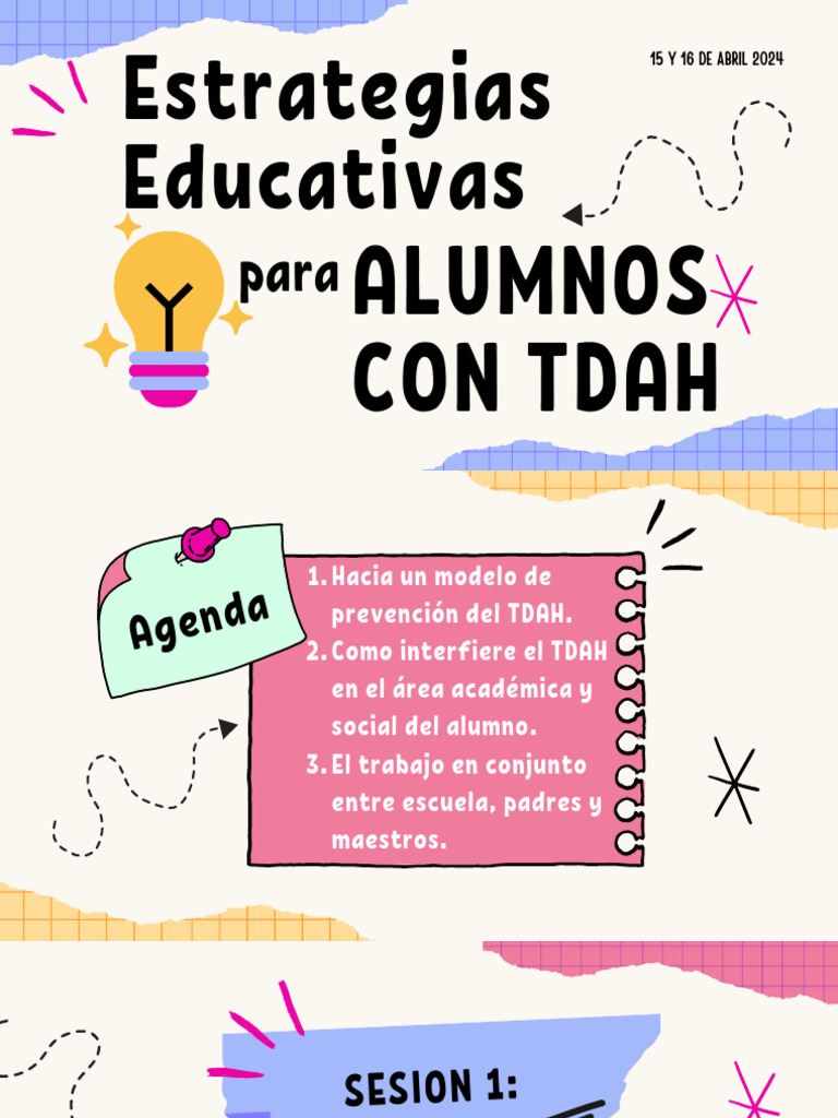 Estrategias Educativas para Alumnos con TDAH | PDF | Desorden ...