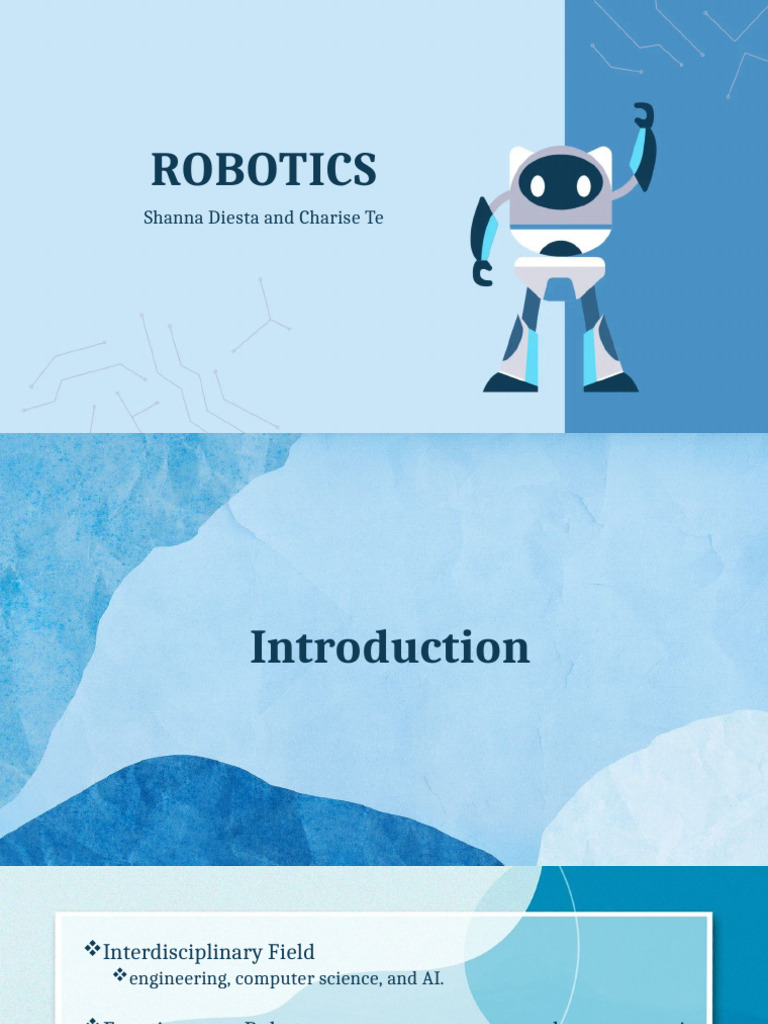 Robotics Pdf Robot Robotics