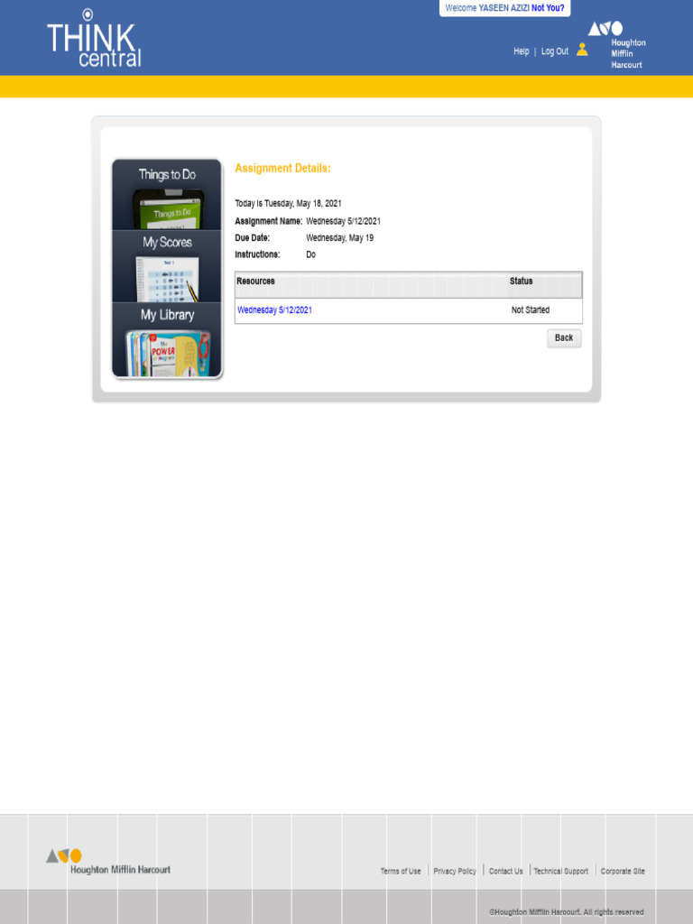 ThinkCentral Assignment Overview | PDF