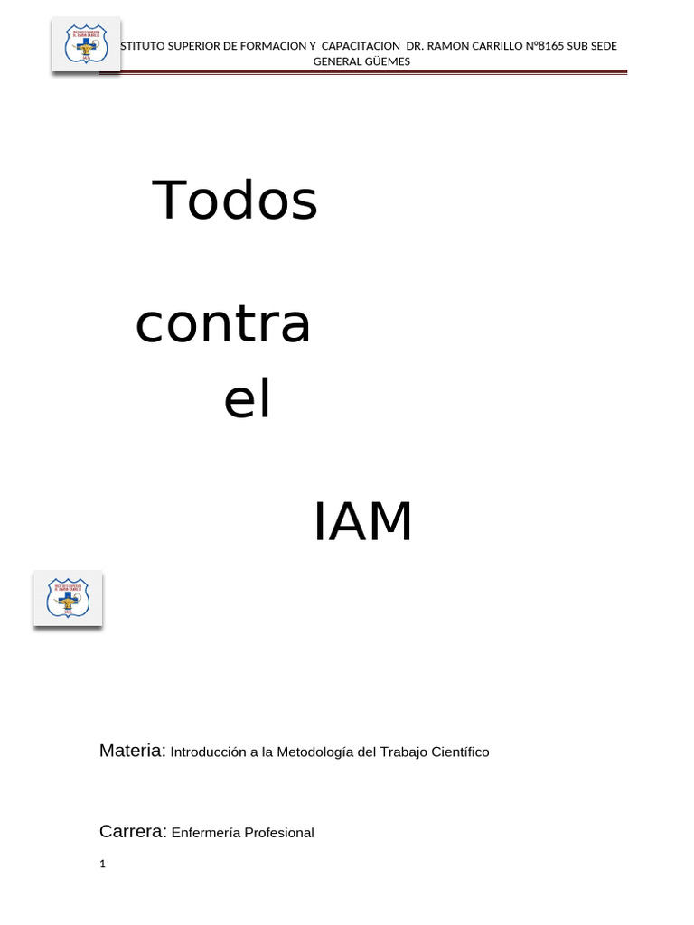 IAm (1) 2 3 | PDF | Infarto de miocardio | Fisiología