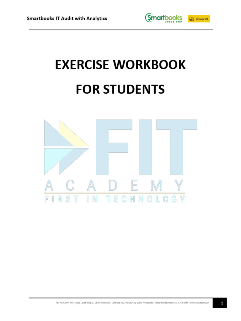 IT Audit With Analytics Workbook - Oliveros | PDF | Cloud Computing | Audit