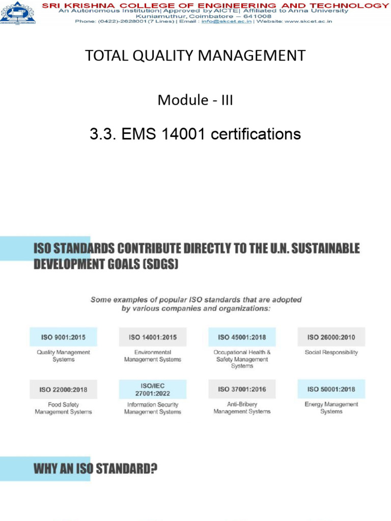 ISO 14001: Environmental Objectives Examples | PDF | Natural ...