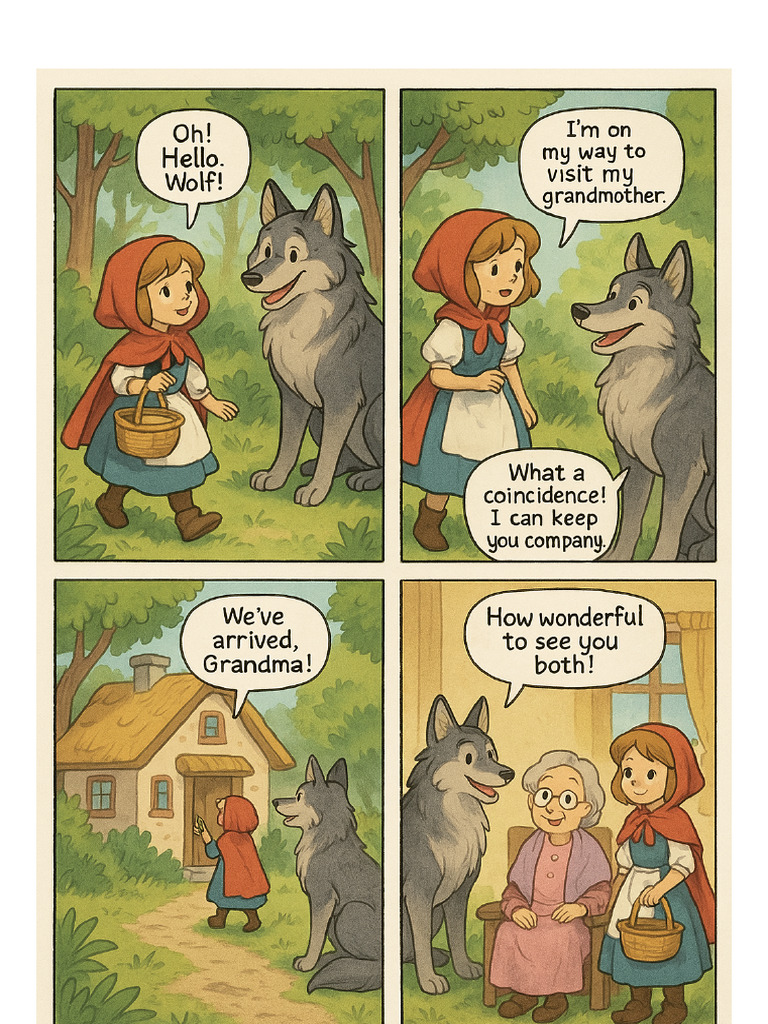 Chapeuzinho Vermelho Lobo Bom | PDF