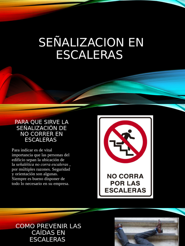 Señalizacion en Escaleras SST | PDF, image size:768x1024