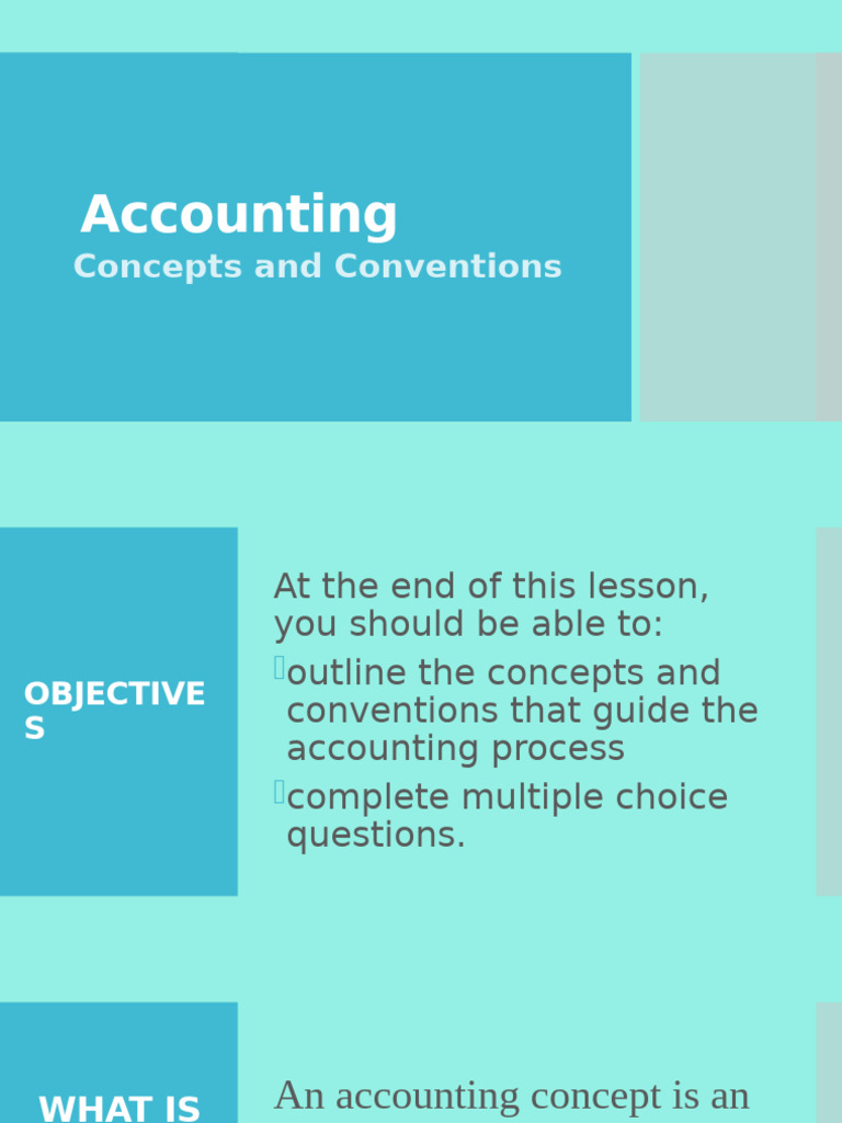 Key Accounting Concepts Explained | PDF