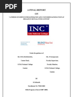 Download A Thesis on Service Proliferation and Customer Satisfaction at Reliance Mutual Fund Guntur srikanth k by srikanth SN8478276 doc pdf