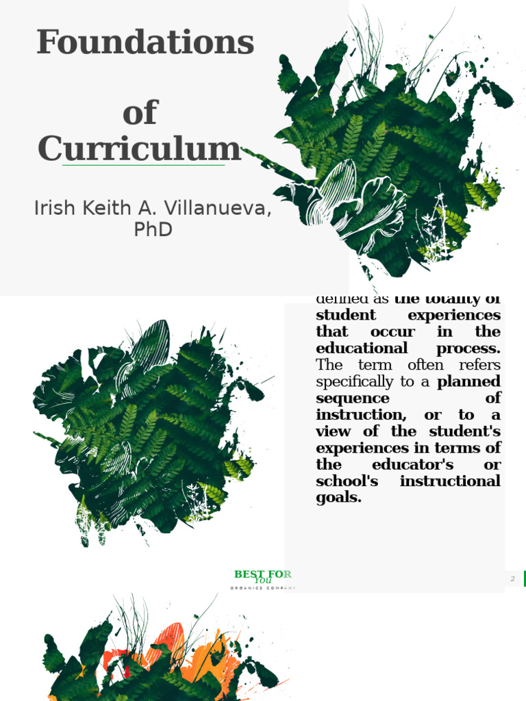 Foundations of Curriculum Development | PDF | Curriculum ...
