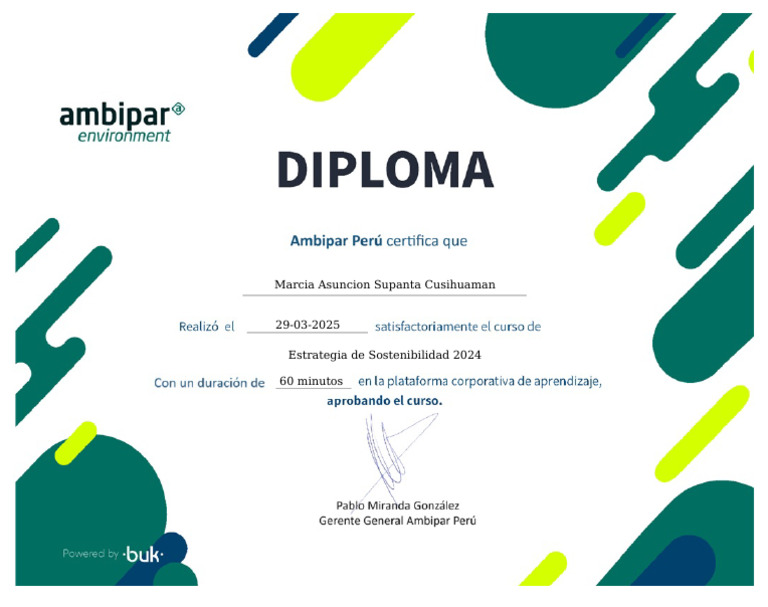 Marcia Asuncion Supanta Cusihuaman | PDF