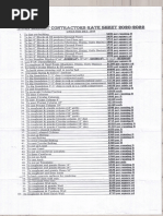 Independent Contractors Rate Sheet 2025 | PDF