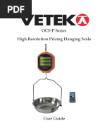 Weighing Scale User Manual | PDF | Pound (Mass) | Weight