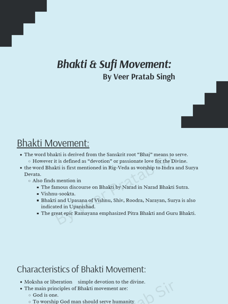 Bhakti and Sufi Movements in India | PDF | Bhakti | Bhakti Movement
