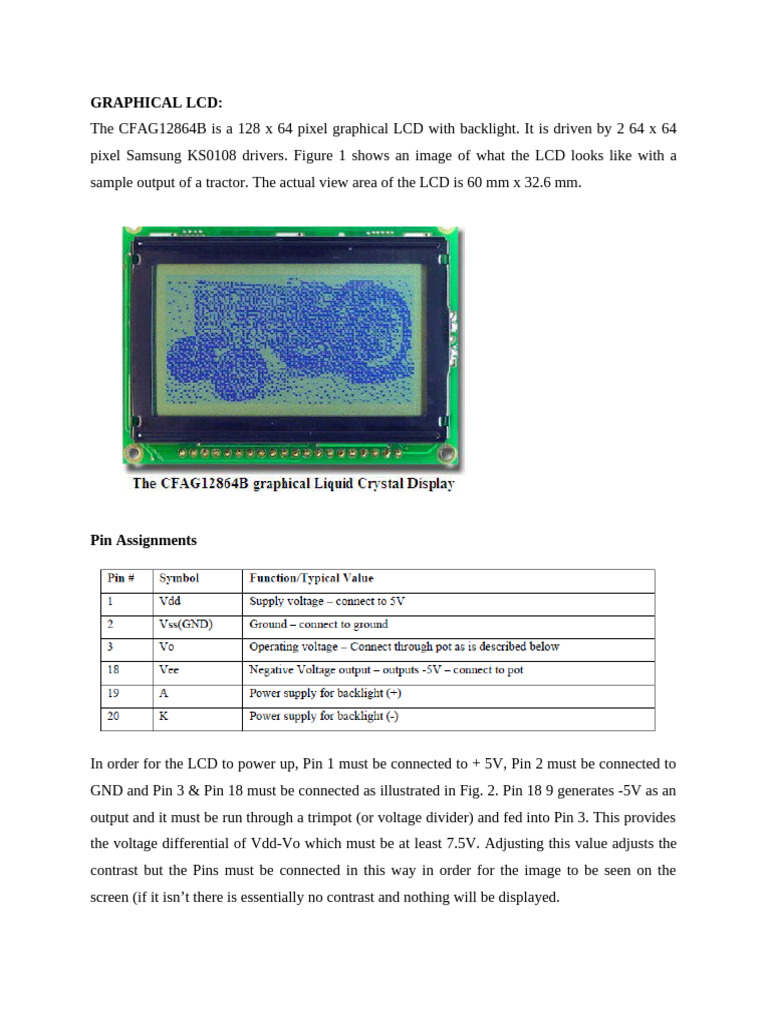 Graphical Lcd | PDF