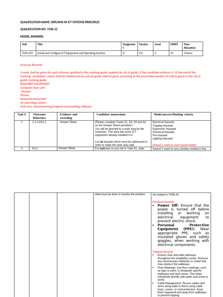 MODEL ANSWERS Installation | PDF | Software Testing | Verification And ...