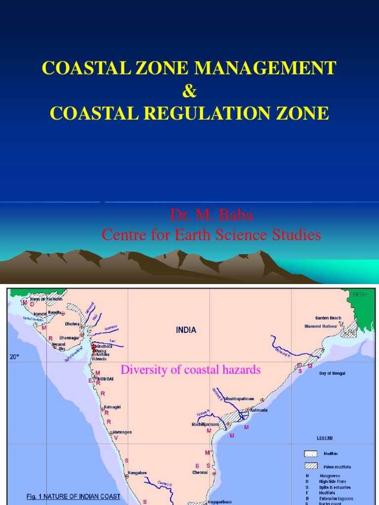 Coastal Regulation Zone Management in India | PDF | Coast | Littoral Zone