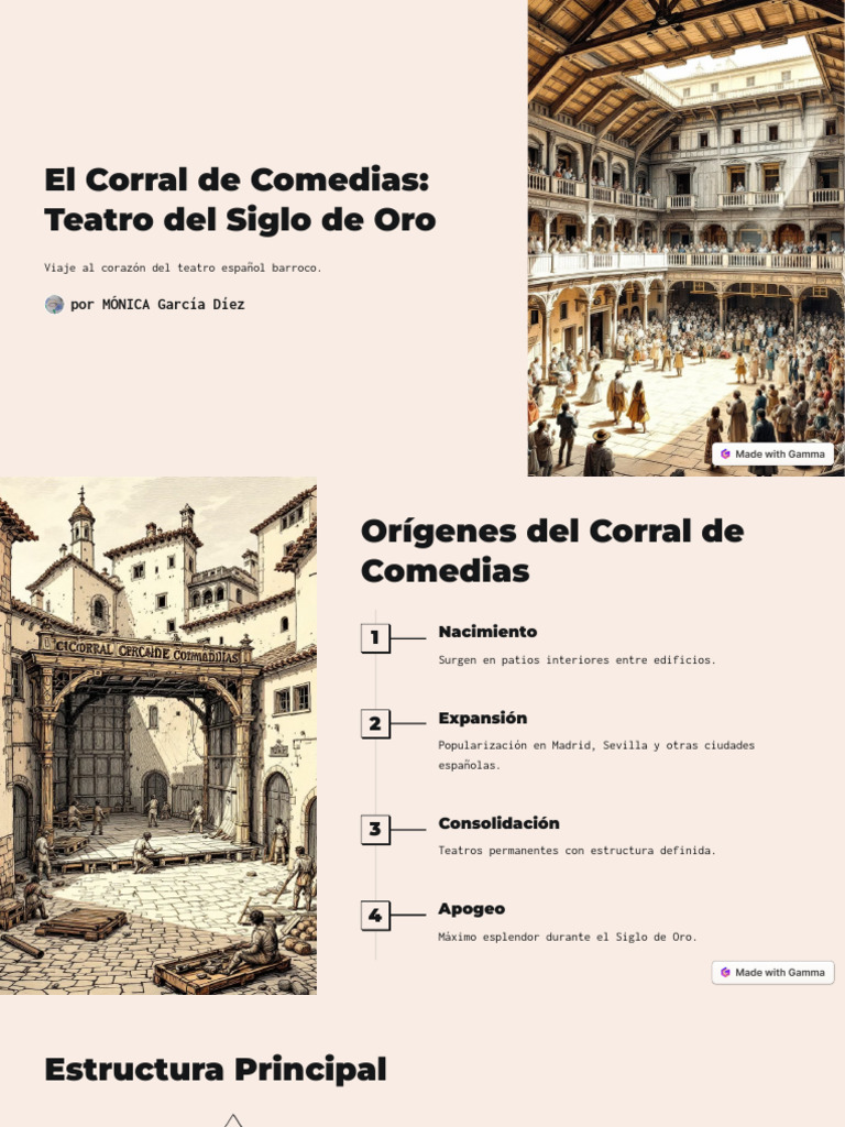 El Corral de Comedias Teatro Del Siglo de Oro | PDF | Teatro | Las ...
