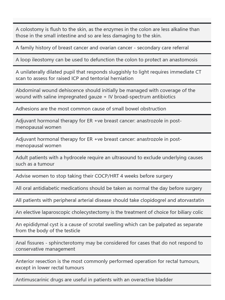 Essential Surgical and Medical Guidelines | PDF | Cancer | Breast Cancer