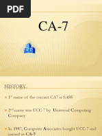 Ca7 Mainframe Commands | PDF