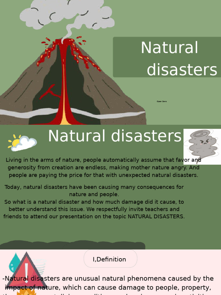 Understanding Natural Disasters and Solutions | PDF