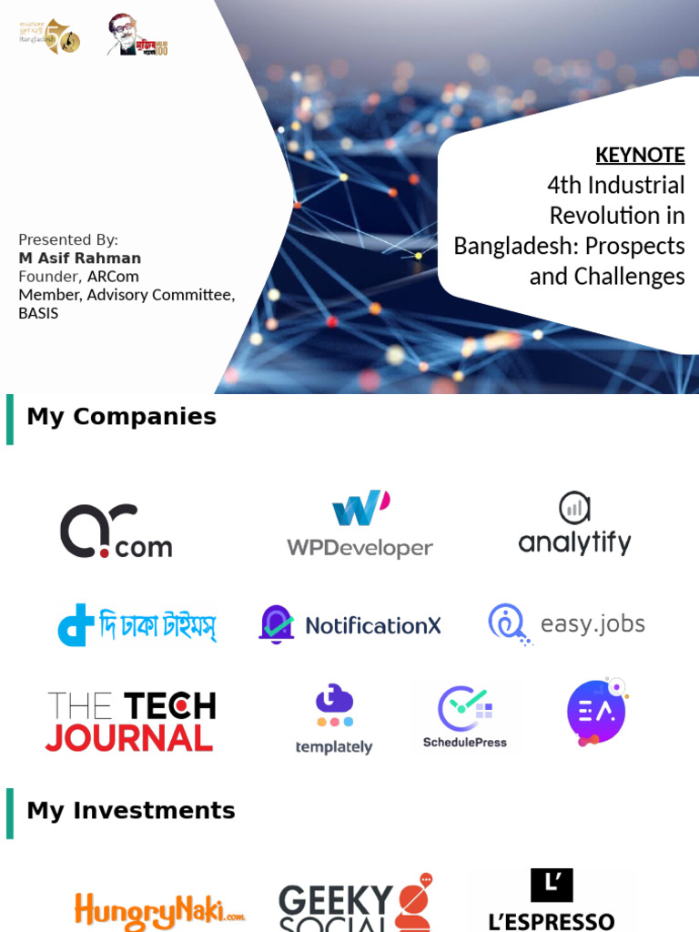 4th Industrial Revolution in Bangladesh | PDF | Economies