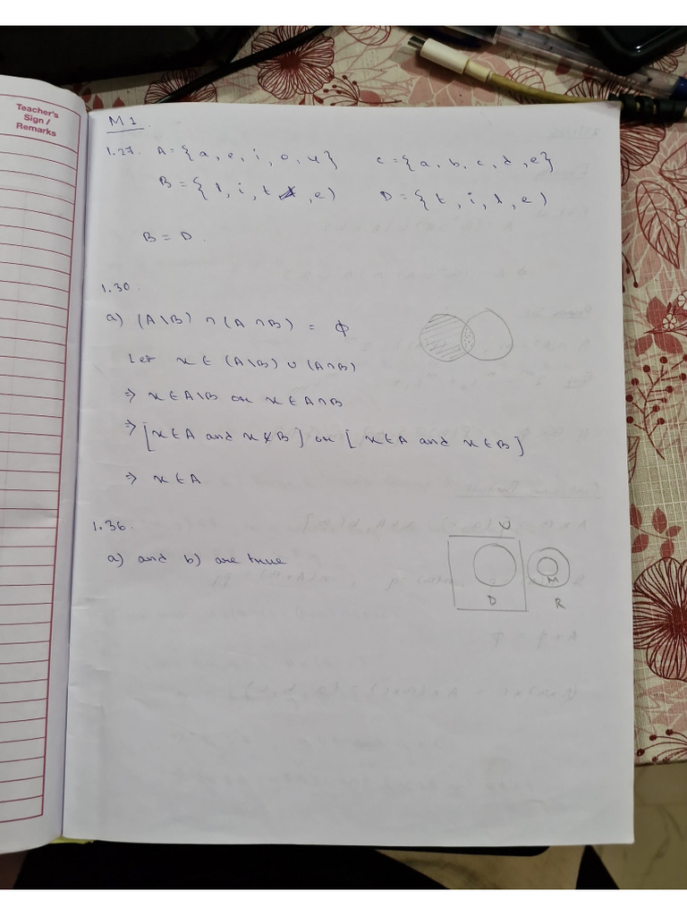 Maths Notes Upto Homomorphism | PDF