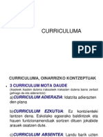 Curriculumaren Iturburuak Eta Zehaztapen Mailak