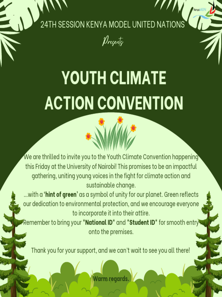 Youth Climate Action Convention Nairobi | PDF