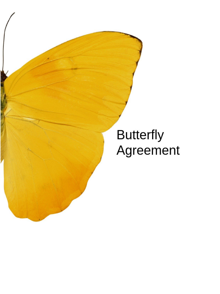 Butterfly Agreement Complete | PDF | Page Layout | Writing