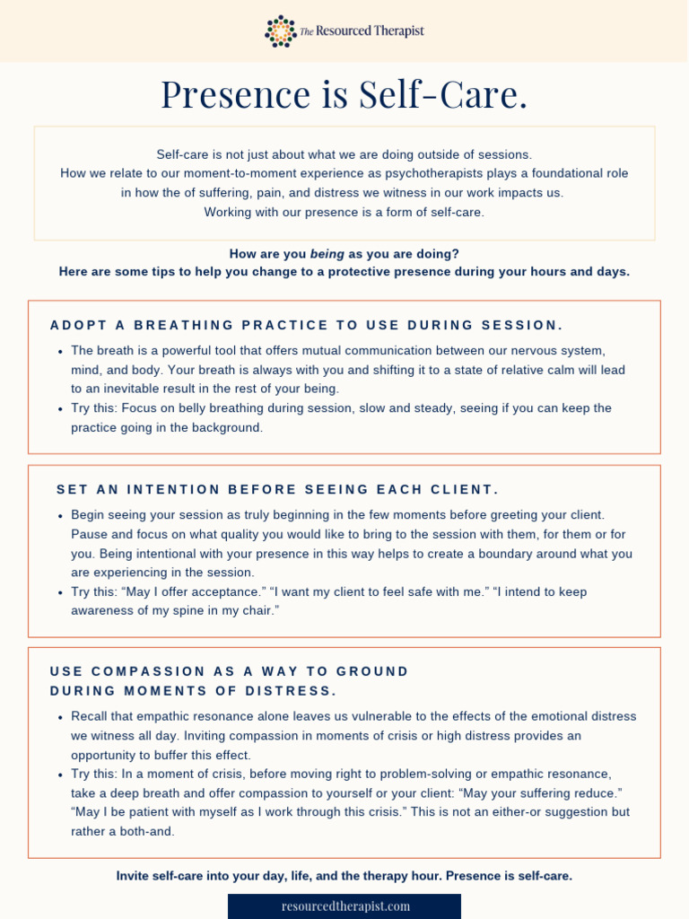 Presence Is Self-Care 2 | PDF