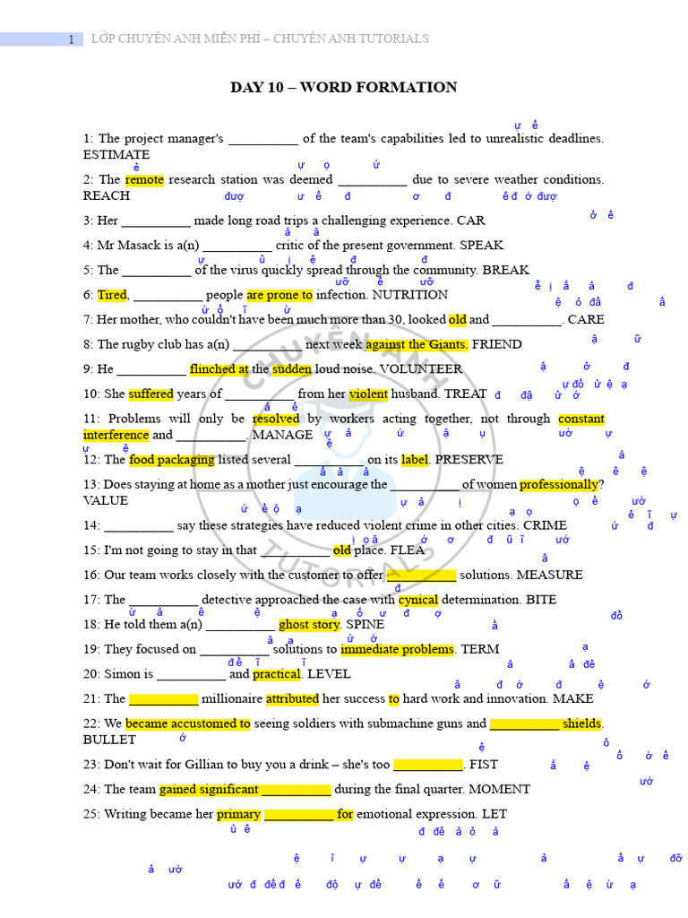 Day 10 (With Key) | PDF