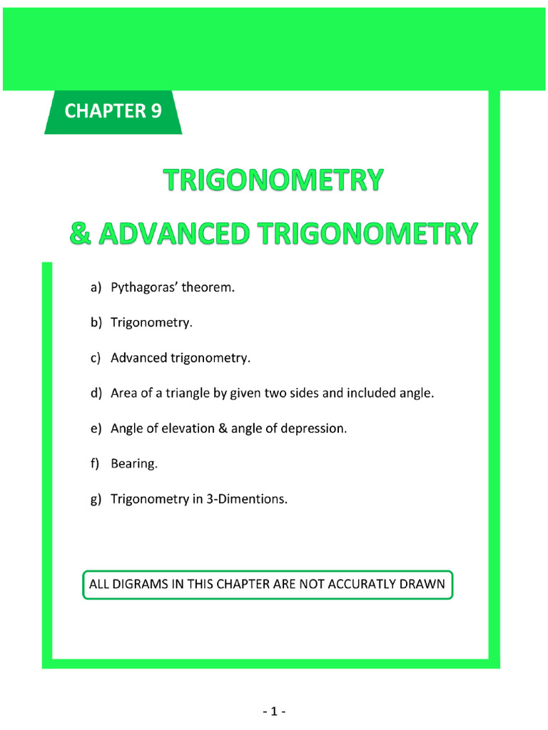 Notes Cha 9 | PDF