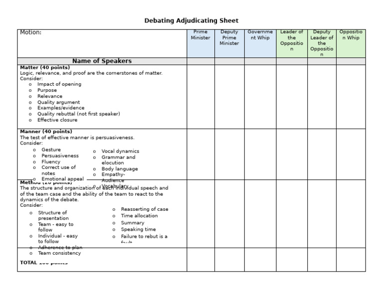 Adjudicating Form | PDF
