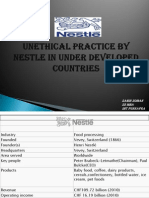 Unethical Issue - Nestle