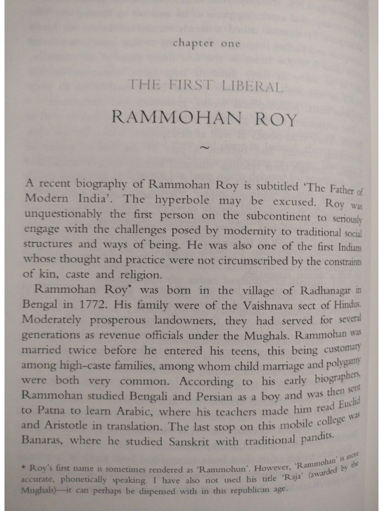 Ram Mohan Roy | PDF