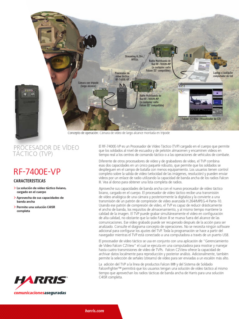RF-7400e-Vp - Harris Corporation | PDF | Streaming Media | Vídeo