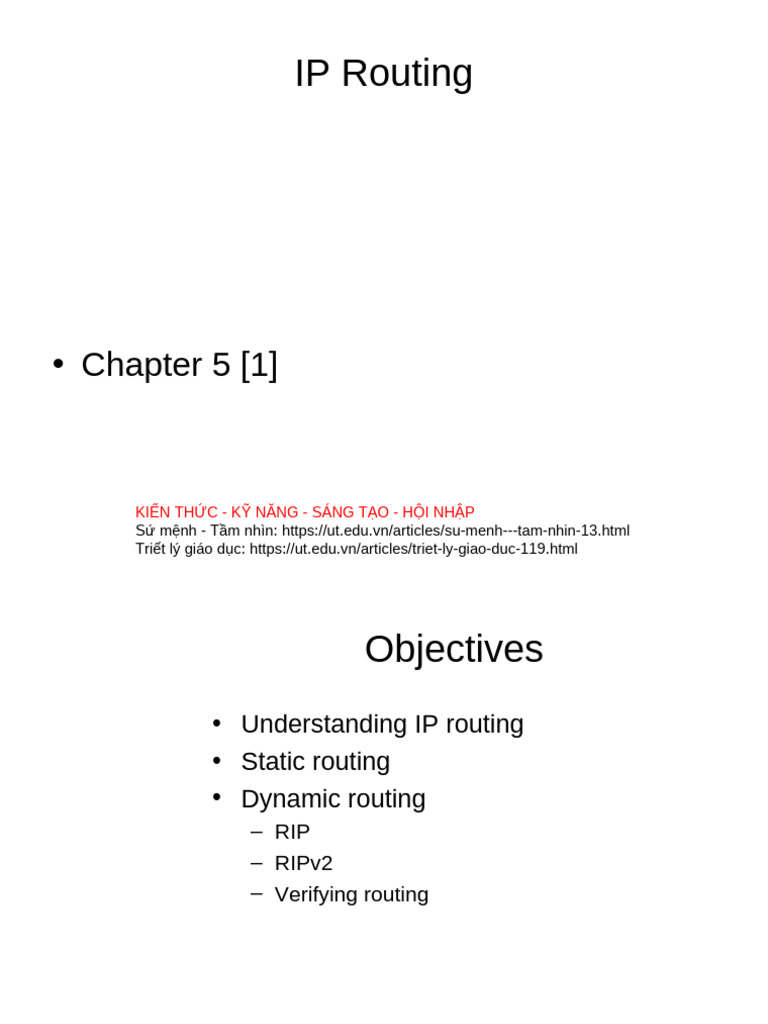 Ip Routing | PDF