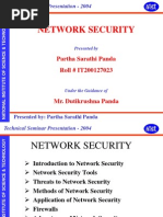 Network Security: Partha Sarathi Panda Roll # IT200127023