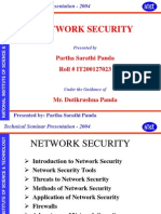 Network Security: Partha Sarathi Panda Roll # IT200127023