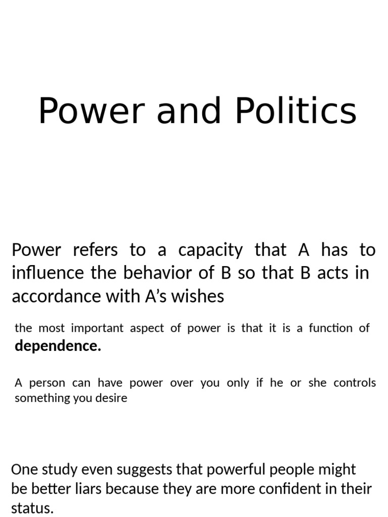 Understanding Power and Group Dynamics | PDF