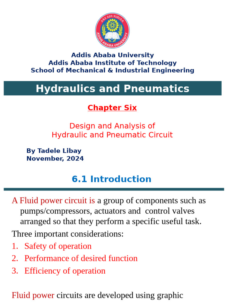 Hydraulic and Pneumatic Circuit Design | PDF | Valve | Pump